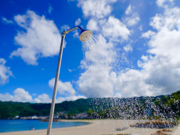 夏の長浜海水浴場 夏の長浜海水浴場