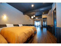 〔別館〕【庭付露天付洋室】　新装の別館、4ベッドまで設置可能。ペット同伴可能のお部屋です