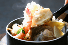 《日帰り》【個室食事処５時間＆伊勢エビ舟盛】ちょっと贅沢！貸切露天と舟盛付かまめし膳（客室利用無し）