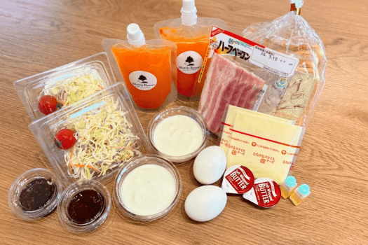 ホットサンドセット（食材イメージ）