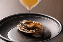 活き鮑の踊り焼きプラン