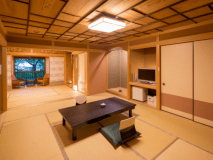 【さくら】１２畳＋８畳・露天風呂・岩盤浴付客室