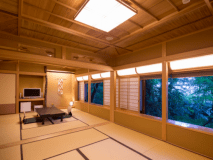 【ふじ】８畳２間・総檜風呂・岩盤浴付客室