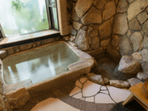 【あやめ】８畳２間・縞翡翠風呂☆専用玄関付客室