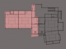 【すみれ】８畳２間・大理石風呂付客室