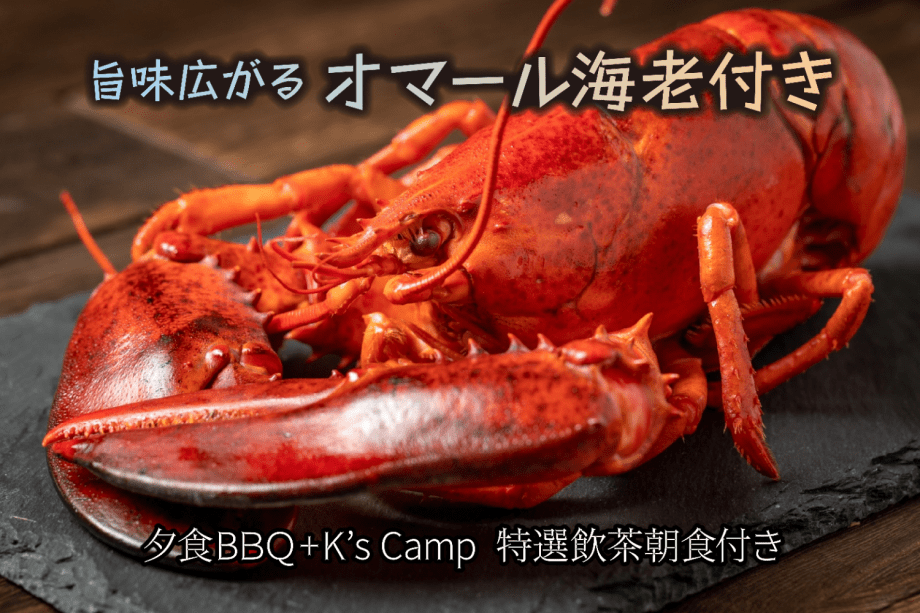 【オマール海老付きBBQプラン】森の星空グランピング！１泊２食付き！手ぶらでアウトドアを楽しみたい！朝食はキャンプスタイル本格蒸し立て飲茶（２名様～）