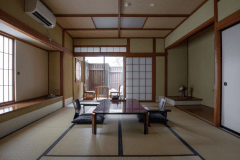 本館離れ露天風呂付【金峰】本館より少し階段を上がった敷地の最も奥にある落ち着いた純和室のお部屋