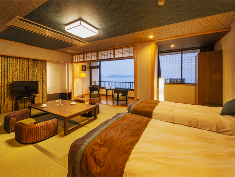 ◆デザイナーズルーム-海の座／ＤＸ和洋室◆※写真は一例で部屋の指定は出来ません。