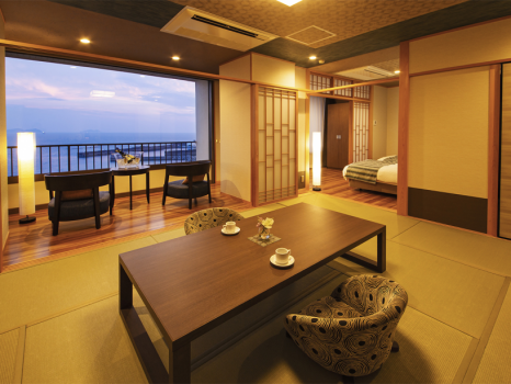 ◆デザイナーズルーム-海の座／露天付◆＜禁煙＞※写真は一例で部屋の指定は出来ません。