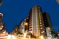 LUXCARE HOTEL 外観写真（夜）