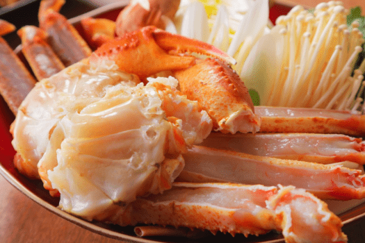 【カニ鍋コース】
贅沢素材を使用したカニ鍋をご堪能ください。