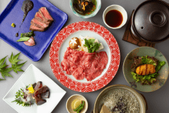 【姫路和牛しゃぶしゃぶを味わうコース】人気の姫路和牛や国産牛ステーキなどお肉を存分にご堪能ください