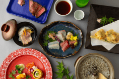 【紅桜コース】お造り盛・名物の穴子・国産牛ステーキなど人気メニューを満喫！