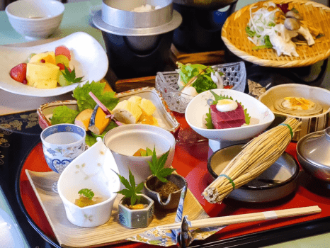 特別懐石プラン　御朝食　一例