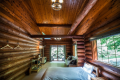[Log house] Twin bed