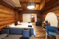 [Log house] Guest room with luxury open-air bath