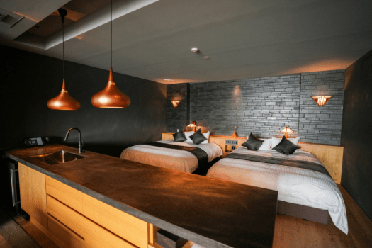 Quad Suite [Indoor bath and outdoor bath in guest room]