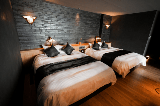 Quad Suite [Indoor bath and outdoor bath in guest room]