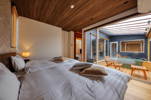 ■Suite Villa ■<LUXURY>- Natural hot spring & sauna, 95㎡, private rental villa-