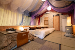 グランピングテント~なごみ~(4名用)(クイーン２台）