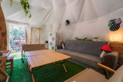 【10:00〜14:00】快適＆贅沢！冷暖房完備の日帰りドームテント