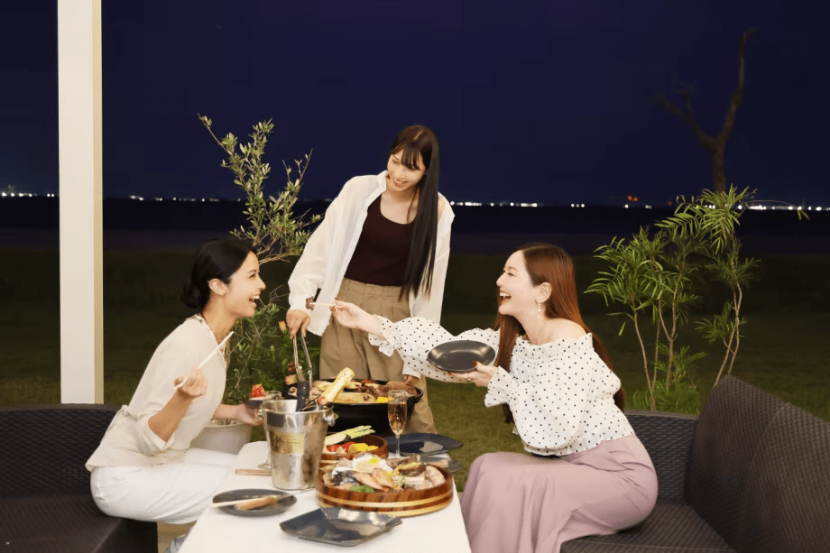 【学生&U22対象⭐︎LAST SUMMER割引】持ち込みBBQ 夜の部18:00-21:00 嬉しい最大4大特典付きの食材・ノンアル飲料の持ち込み無料プラン！
