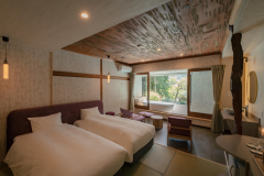 中庭の部屋【露天風呂付】100%源泉かけ流し(2名定員)