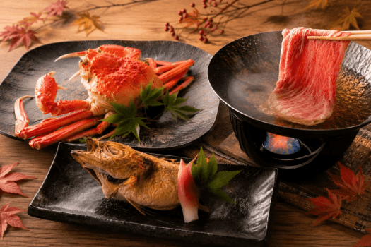 期間限定4400円OFF！【豪華！石川グルメ食べ尽くし】ズワイ蟹！すき焼き！のどぐろ！全部満喫♪