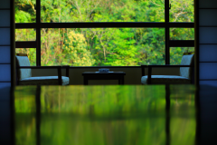 【和室二間◆渓谷眺望】 15畳＋5畳｜グループ・二世帯に