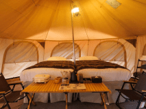 プレミアムベルテント2（直径5mペット同伴可）