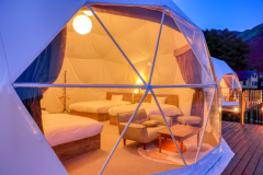 ■Amazing View■ ＜Standard＞ – 38㎡ Private Dome Tent (7m Diameter) –