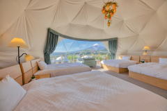 ■Amazing View■ ＜Earth＞ – 38㎡ Private Dome Tent (7m Diameter) –