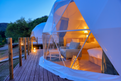 ■Amazing View■ ＜Earth＞ – 38㎡ Private Dome Tent (7m Diameter) –