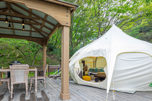 ■エアロータス■＜glamping-tent＞60㎡・1棟貸切-プライベートグランピング-