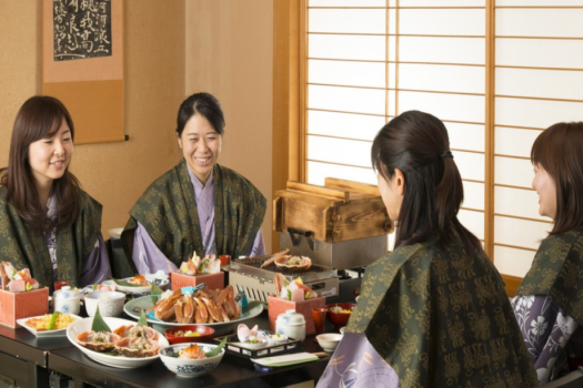 ■ご滞在一例■～ある日の風景～　お食事中の風景。