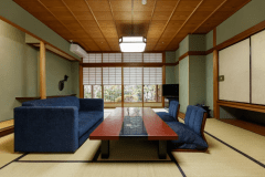 【和洋室】ジャパニーズスイートガーデンビュー　由井 ●ジャパニーズスイートルーム（ガーデンビュー）●Jスイート・ベッドルームからも庭園をご覧いただけます