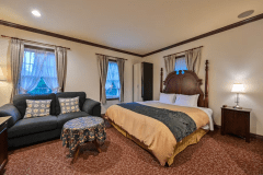 【ダブル】シモンズ社製のキングベッドで心地良い眠りをお届けします。