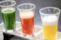 飲むサラダリンゴ＆パイン＆レモン、パイン＆キャロット＆はちみつ、豆乳＆きなこ＆黒糖