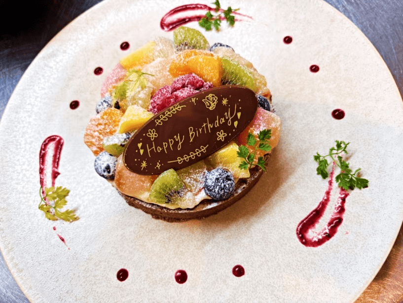 *アニバーサリープラン タルト一例