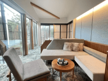 【青山緑水プレミアムキング】解放感ある客室です