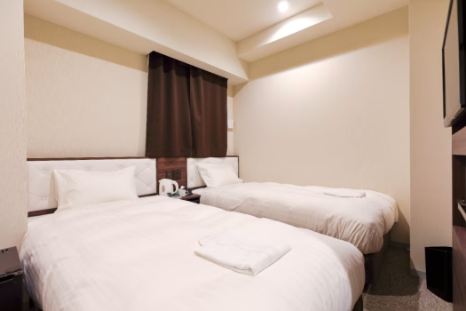 [Non-smoking] Economy twin ~ Great value stay with high quality beds ~