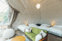 ７mドームテント【シングル4台】（最大4名様）