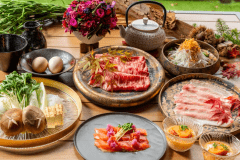 【1泊2食付すき焼きプラン】山梨県産和牛"甲州牛"と富士桜ポークの豪華すき焼きプラン！