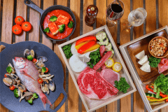 【One night with two meals】≪Glamping BBQ≫Enjoy Yamanishi with carefully chosen ingredients! Excellent outdoor dinner