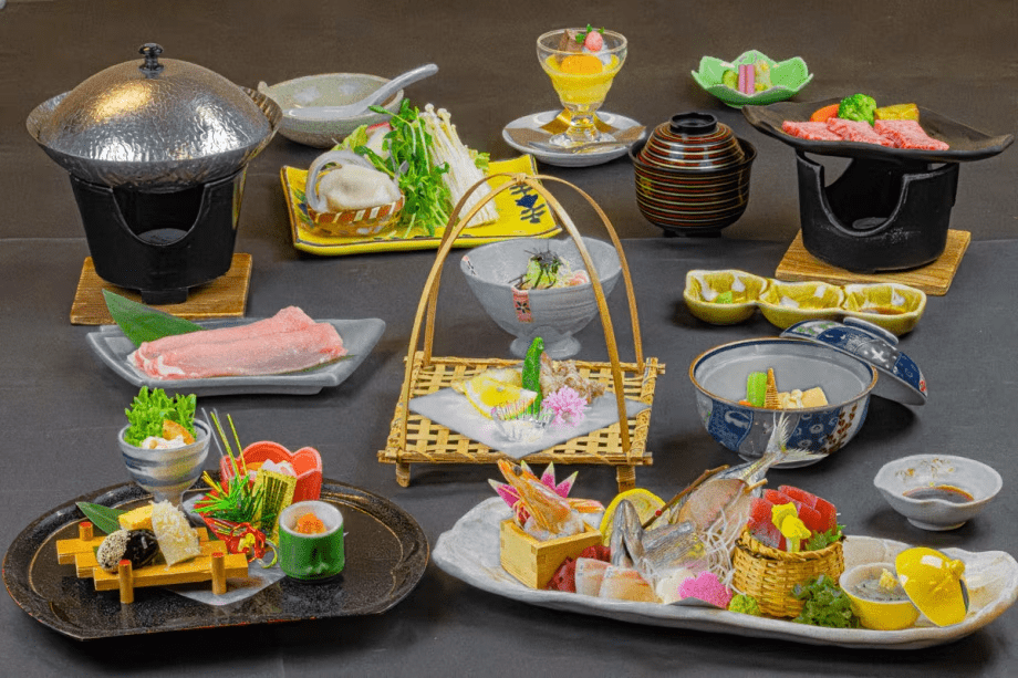 2026年1月2月《お献立一例》旬の食材を活かした和洋折衷創作会席膳をご用意致しました♪