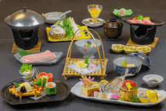 2026年1月2月《お献立一例》旬の食材を活かした和洋折衷創作会席膳をご用意致しました♪