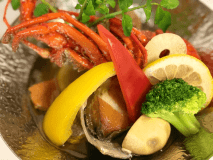 【期間限定セール】海の宝石3種アヒージョ風～特別献立◆系列鮮魚店【魚浦商店】直送！フォレストグループだからできるこのお値段と特別価格◆公式ホームページ予約が『じゃらんnet』や『楽天トラベル』他予約サイトよりも割引価格で最安値＆夕食時ドリンク50％OFFの特別特典