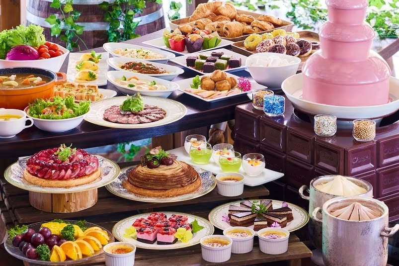 秋の味覚たっぷりのデザートブッフェをお楽しみください♪