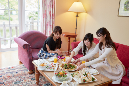 1棟貸しコテージなので周囲を気にせず、賑やかに過ごせます。
