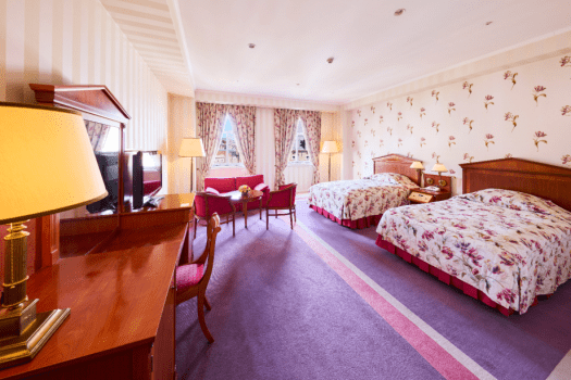 [禁烟] 豪华设计师双床间（城市一侧）